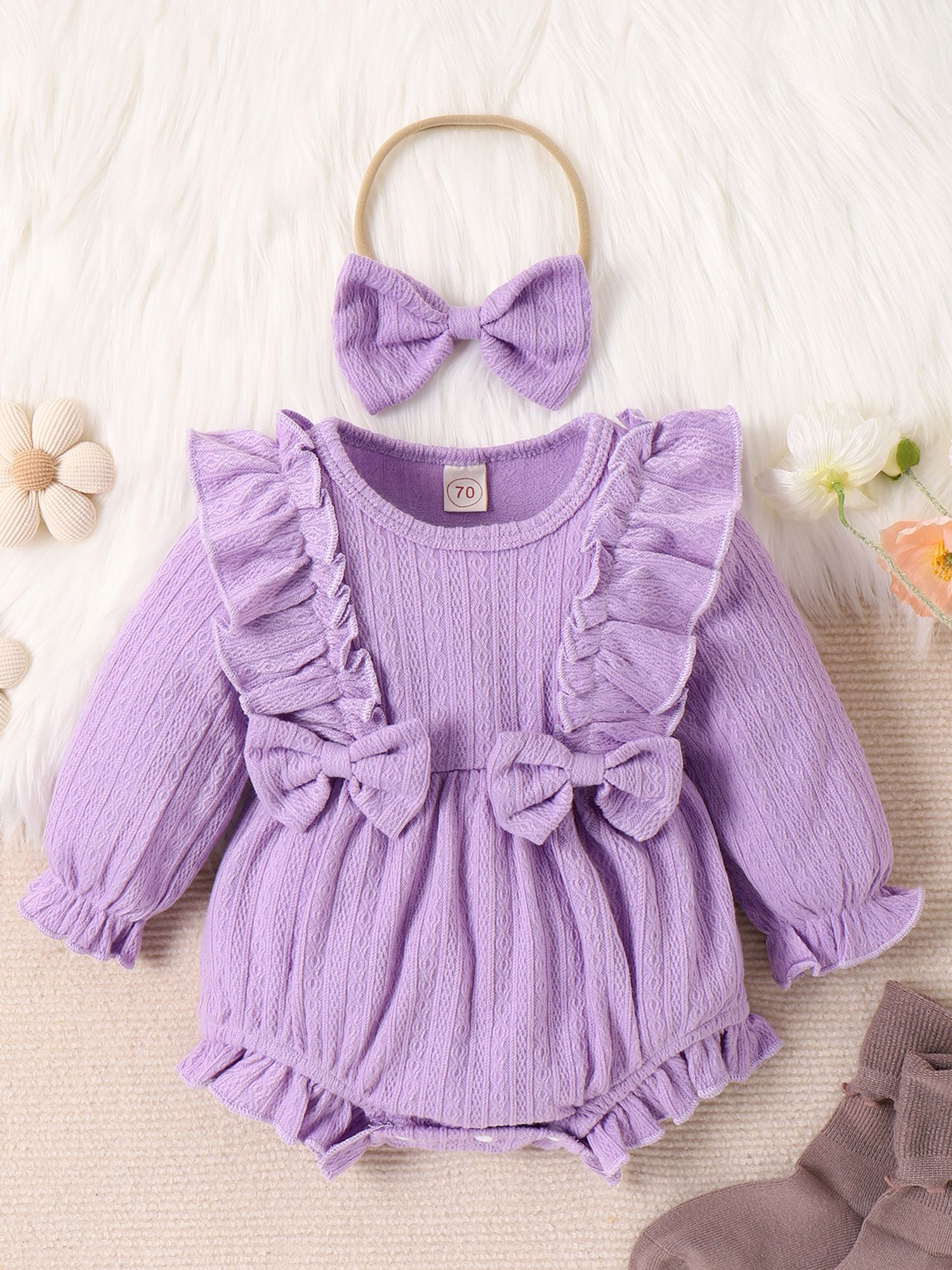 Baby Romper - Purple
