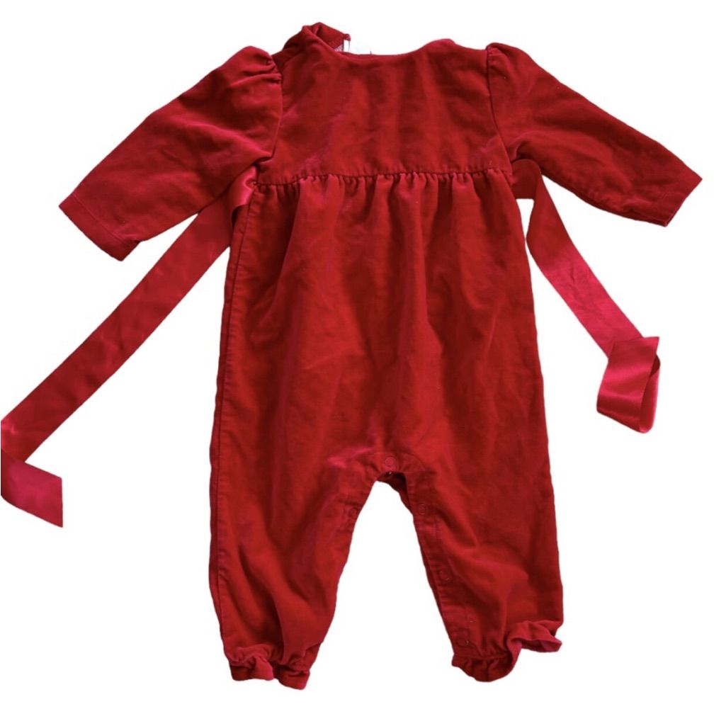 Baby Romper - Red