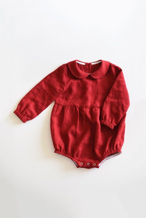 Baby Romper - Red