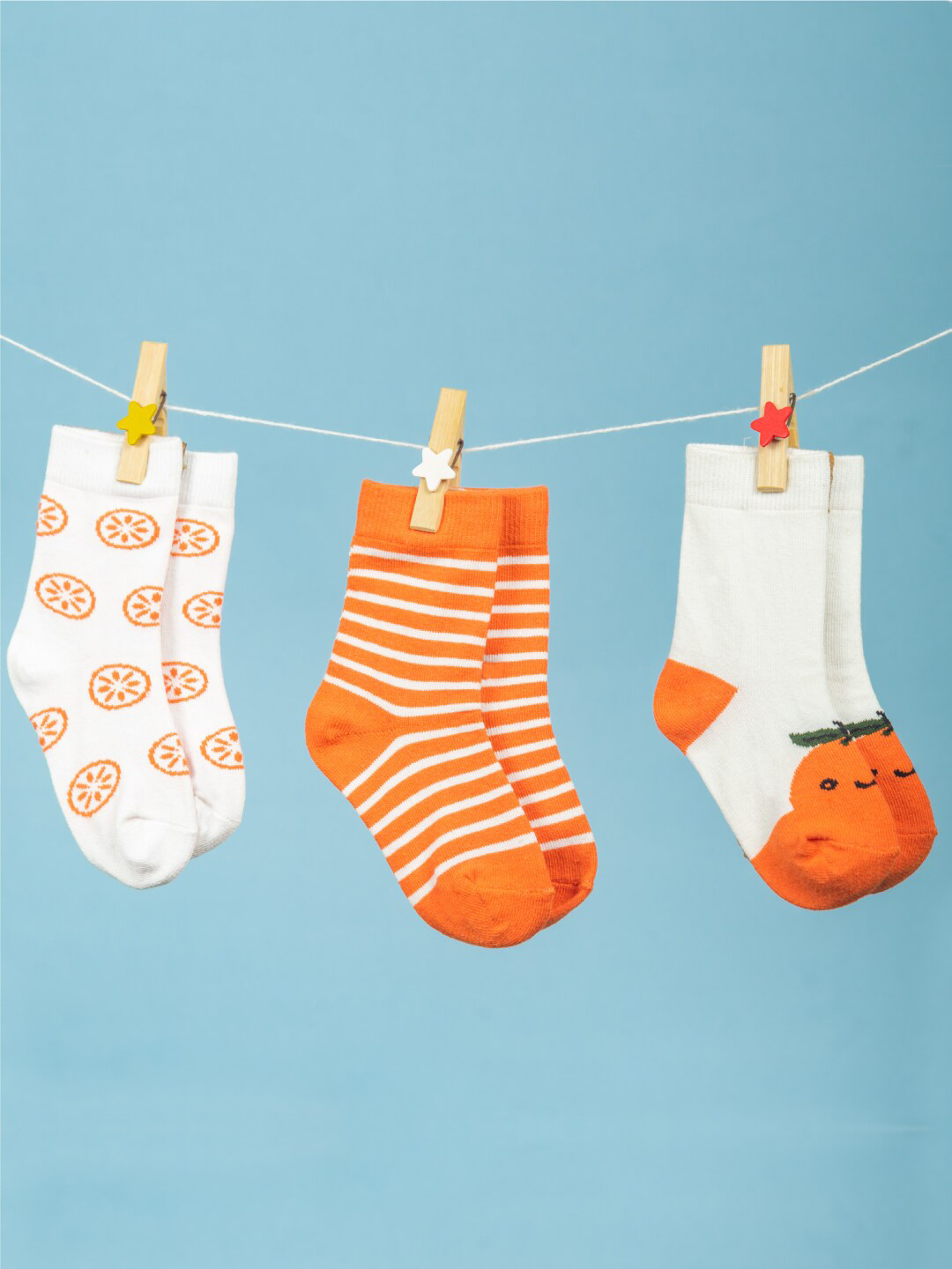 Baby Socks - Orange