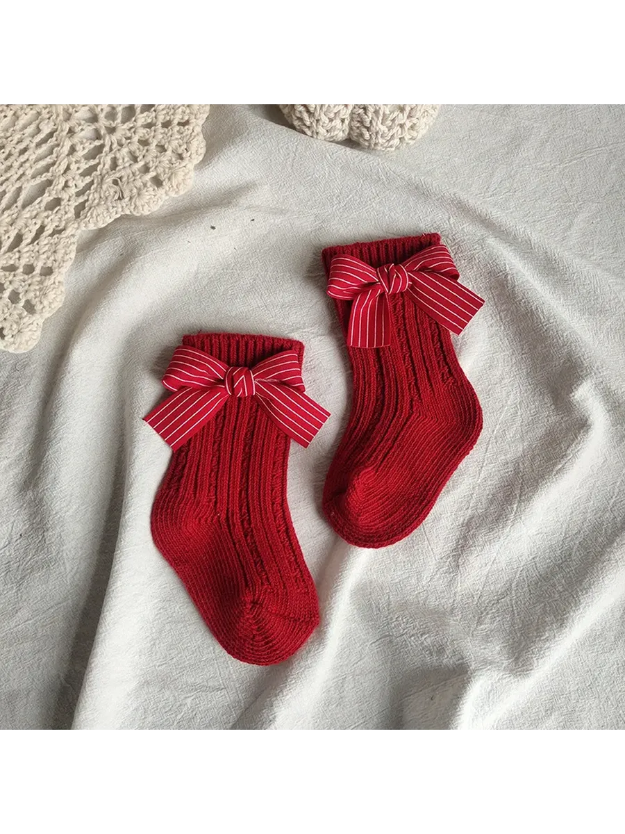 Baby Socks - Red