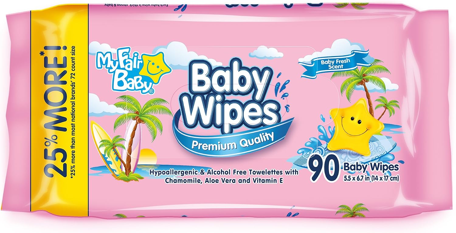 Baby Wipes - Pink