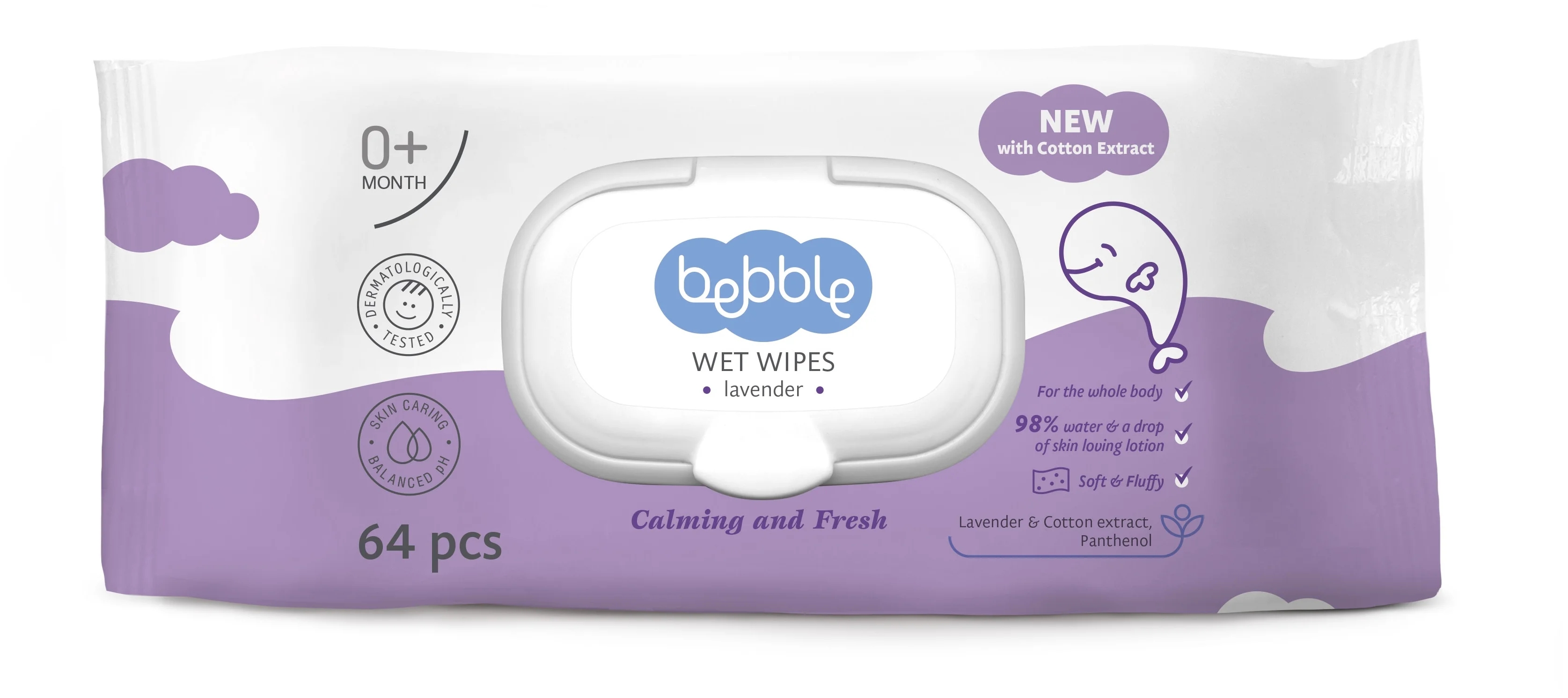 Baby Wipes - Purple