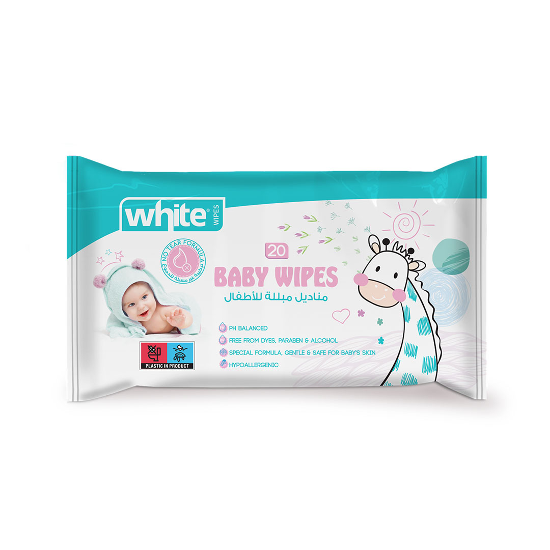 Baby Wipes - White