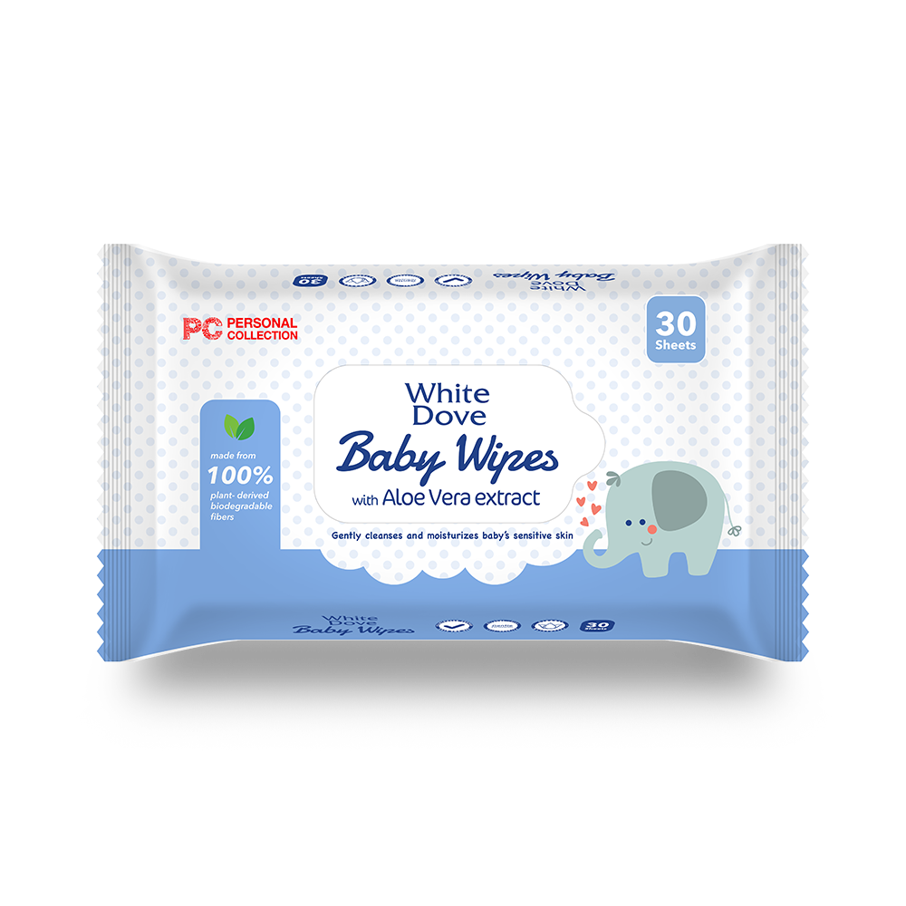 Baby Wipes - White