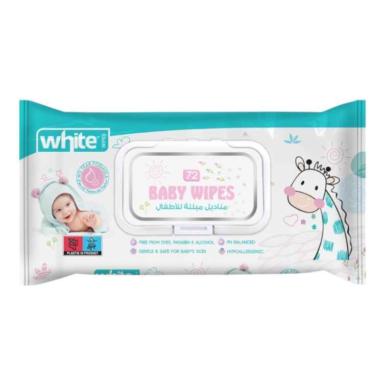 Baby Wipes - White