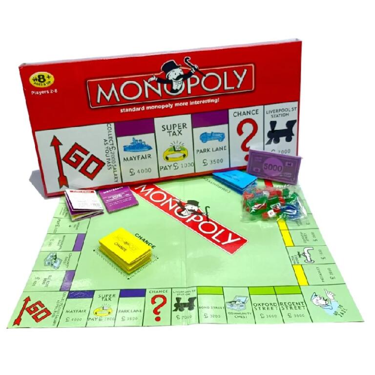 Board Game - Monopoly - Red