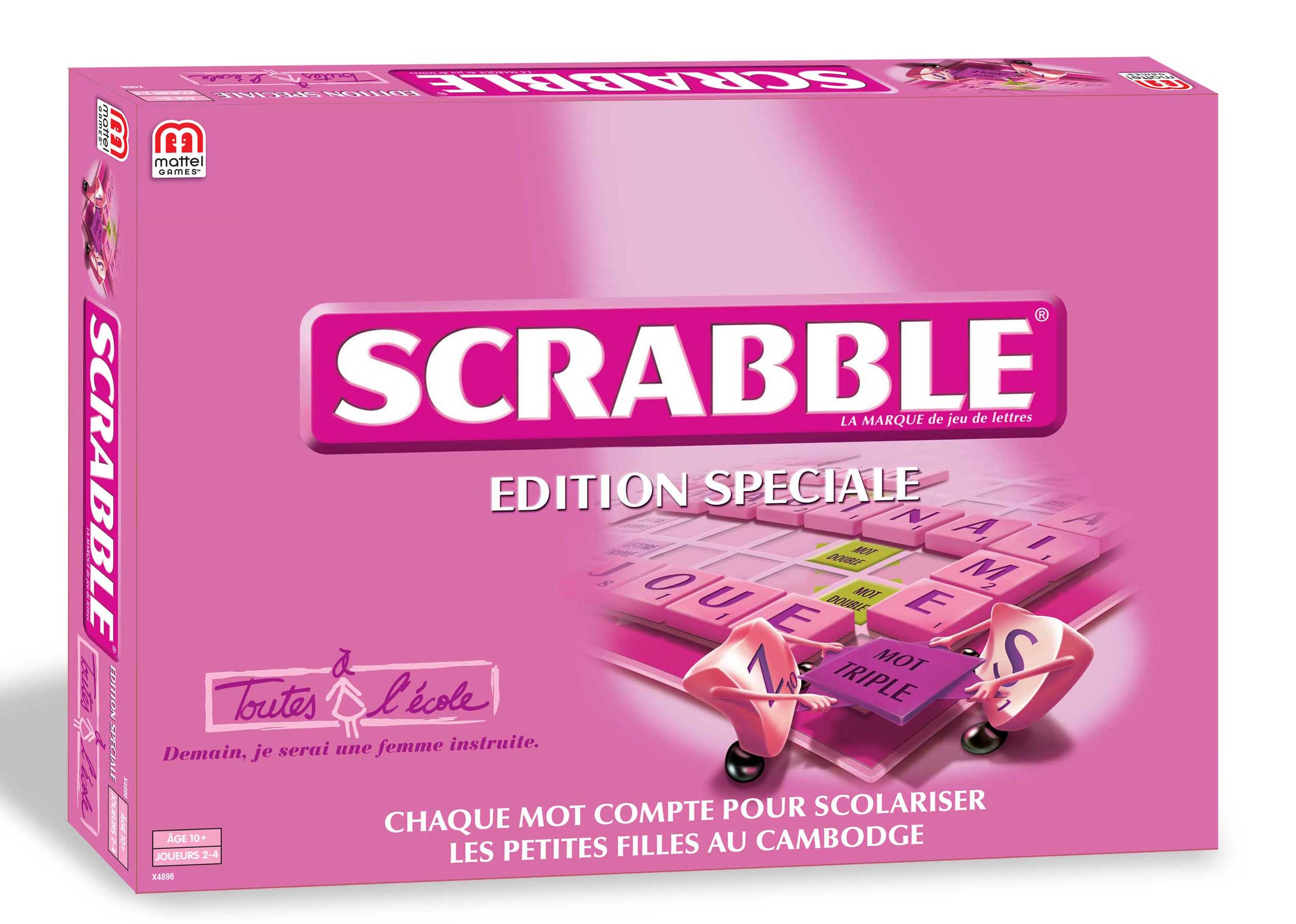 Board Game - Scrabble - Pink