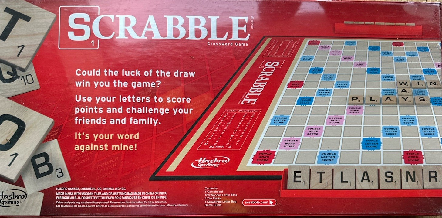 Board Game - Scrabble - Red