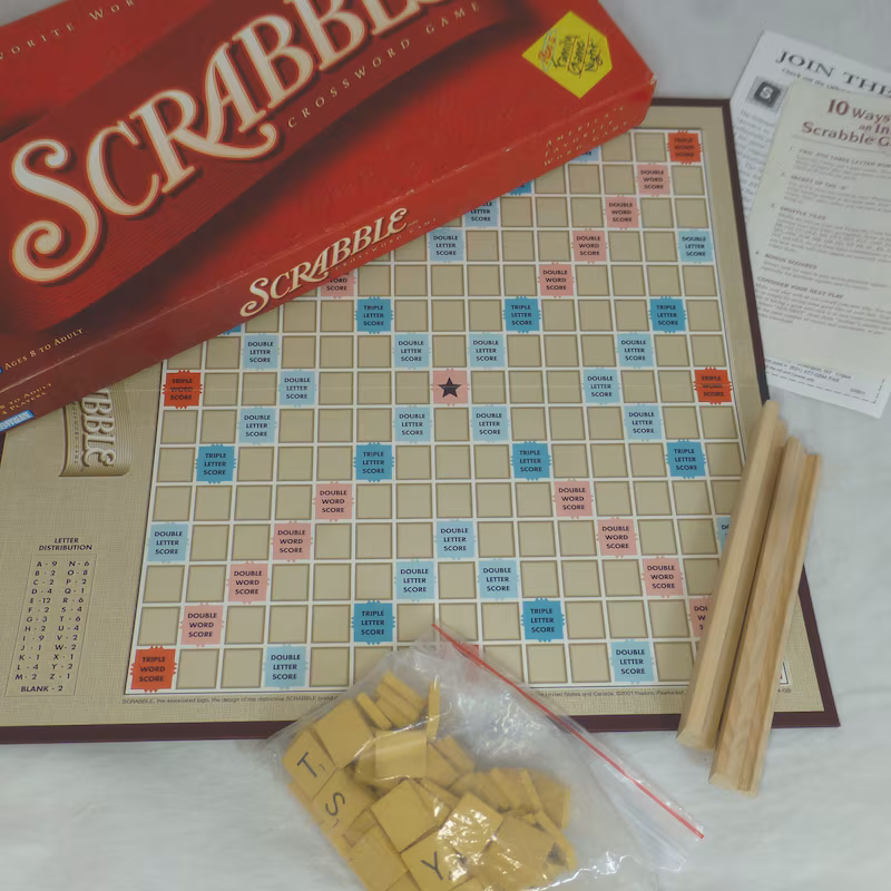 Board Game - Scrabble - Red