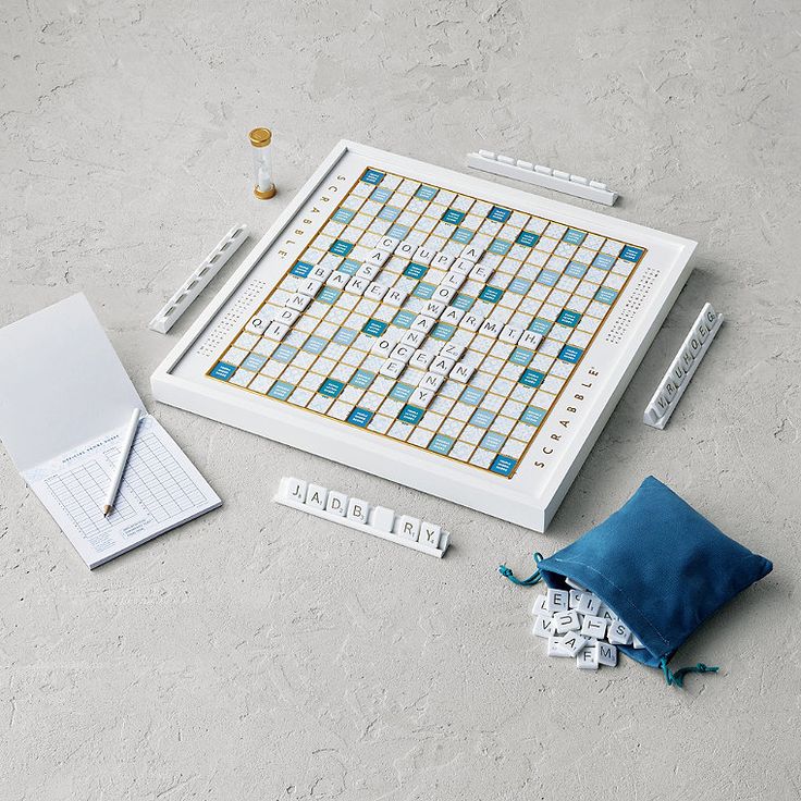Board Game - Scrabble - White