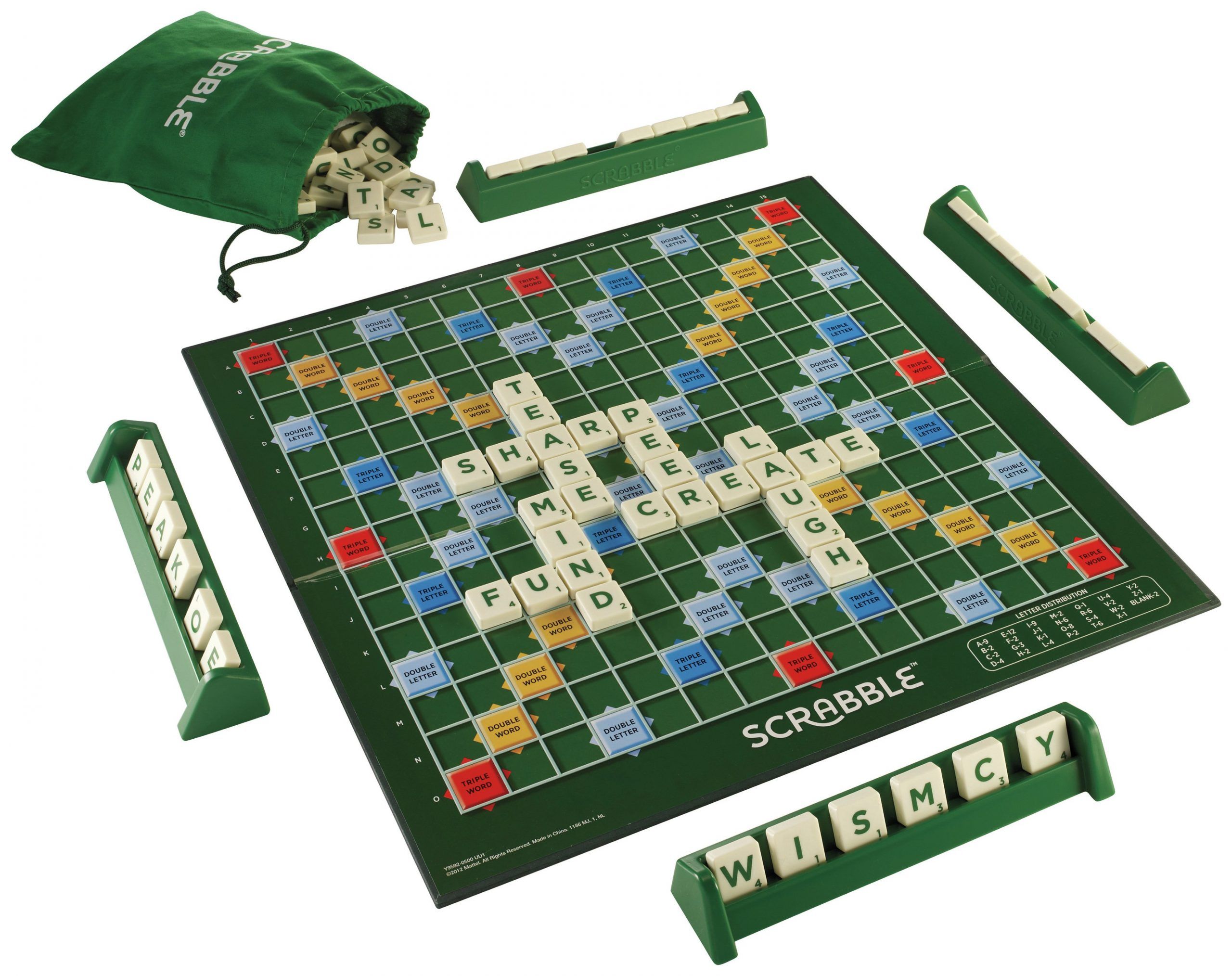Board Game - Scrabble - Yellow