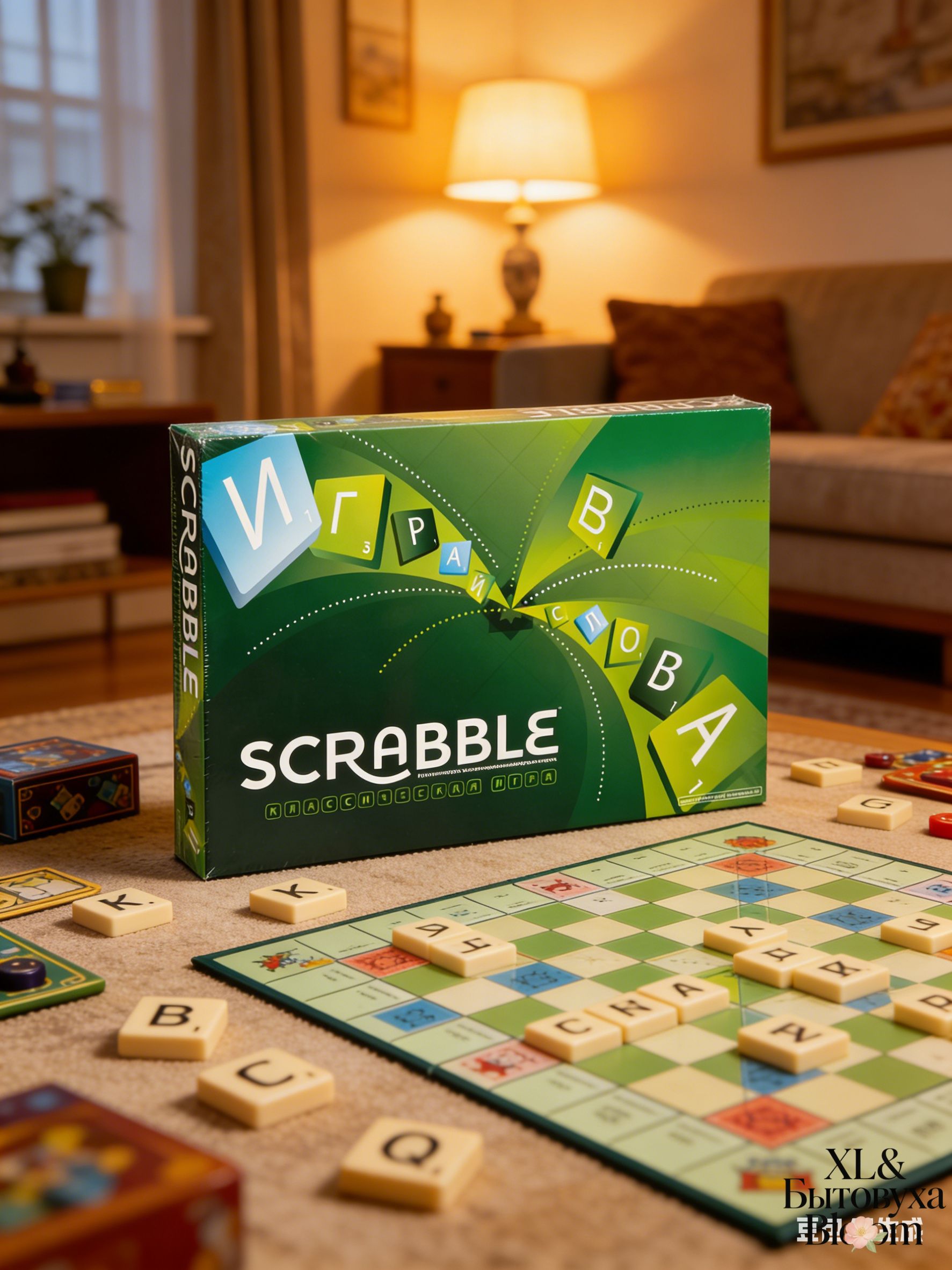 Board Game - Scrabble - Yellow