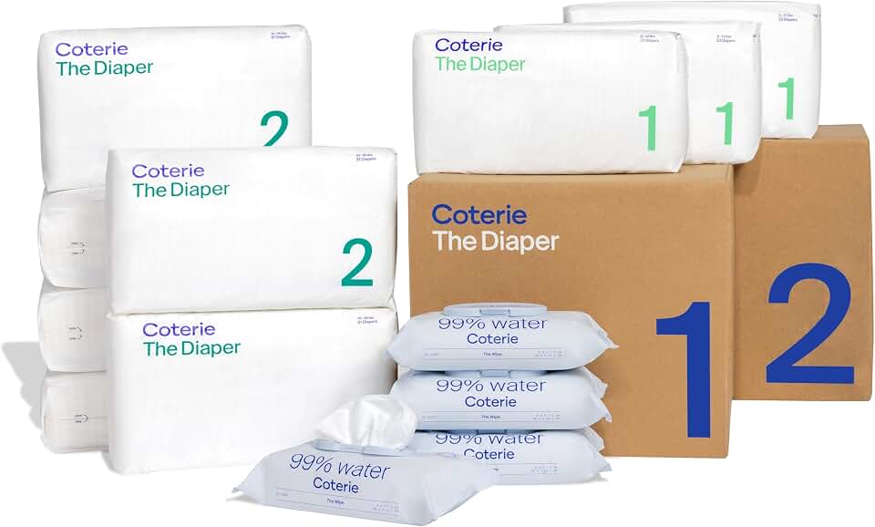 Diapers - Size 1 - Black