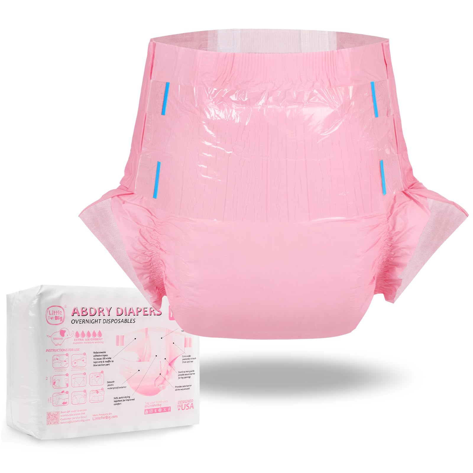 Diapers - Size 1 - Pink