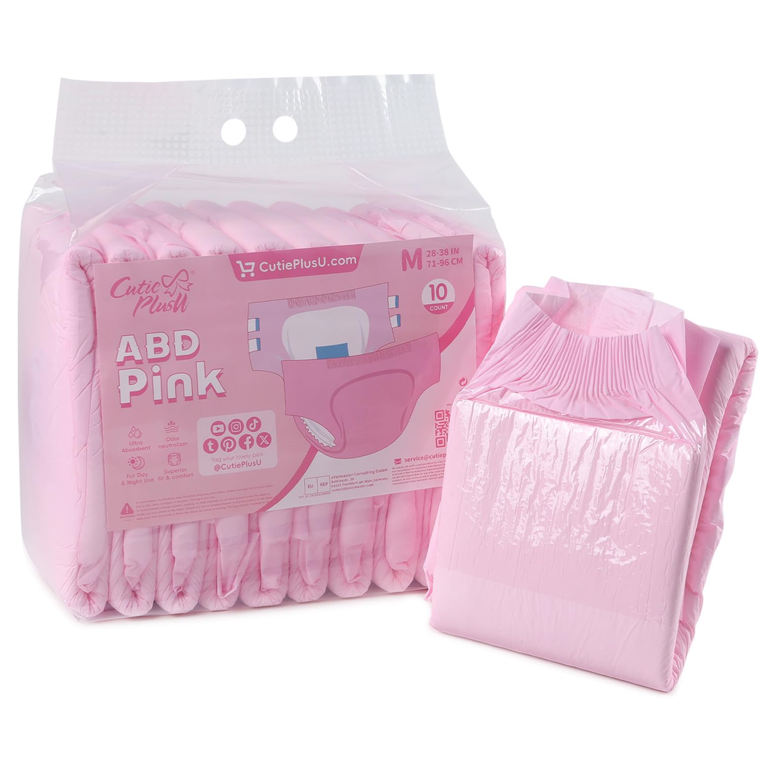 Diapers - Size 1 - Pink