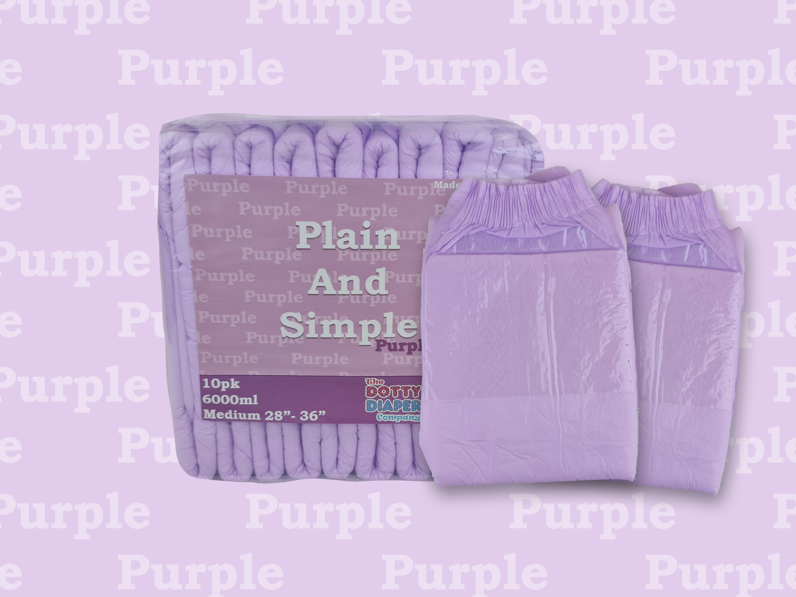 Diapers - Size 1 - Purple