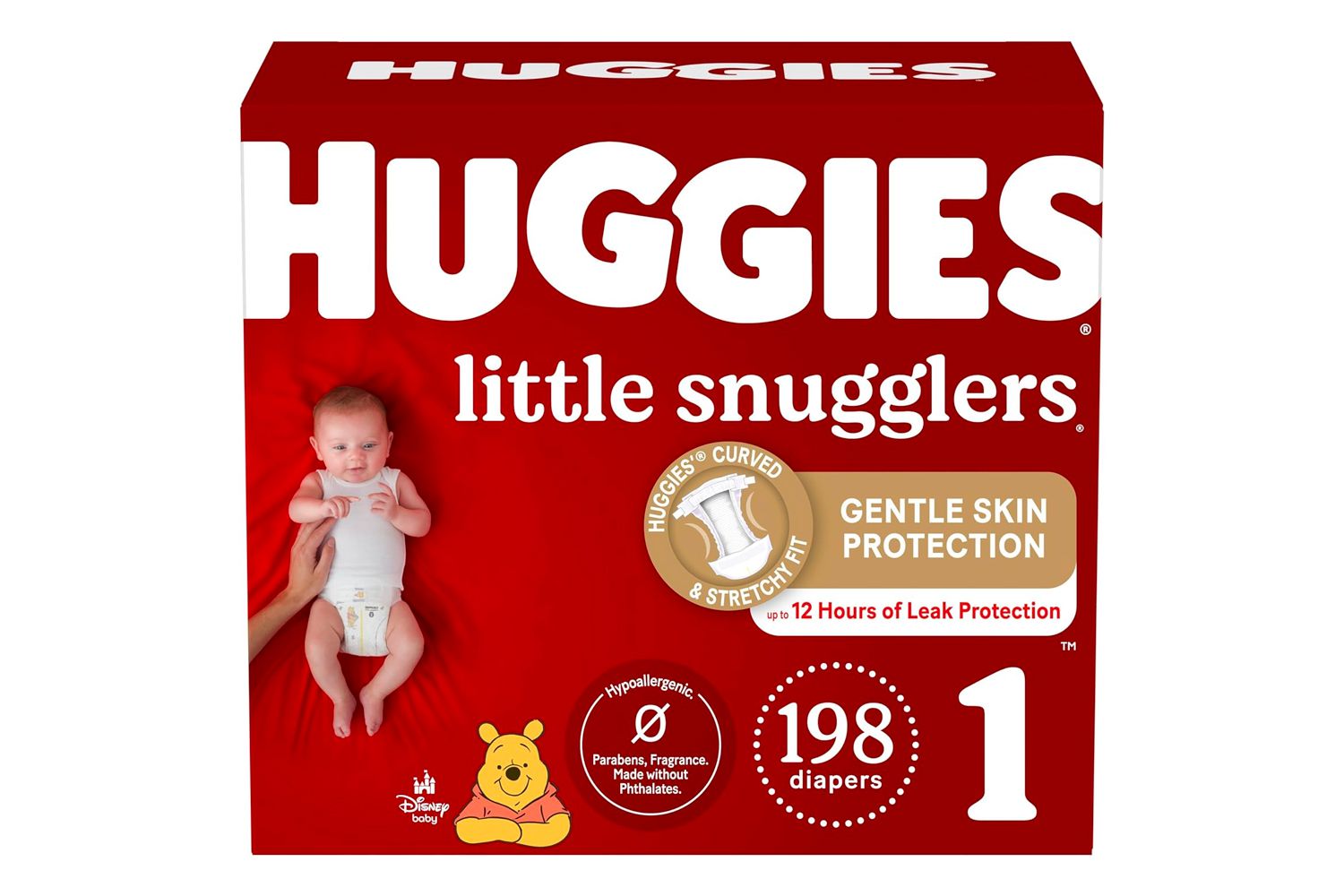 Diapers - Size 1 - Red