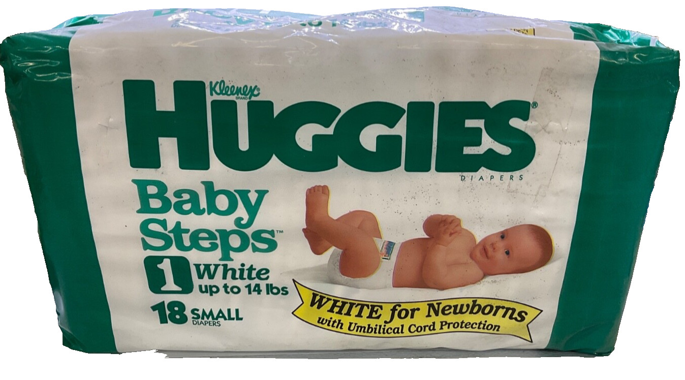 Diapers - Size 1 - White