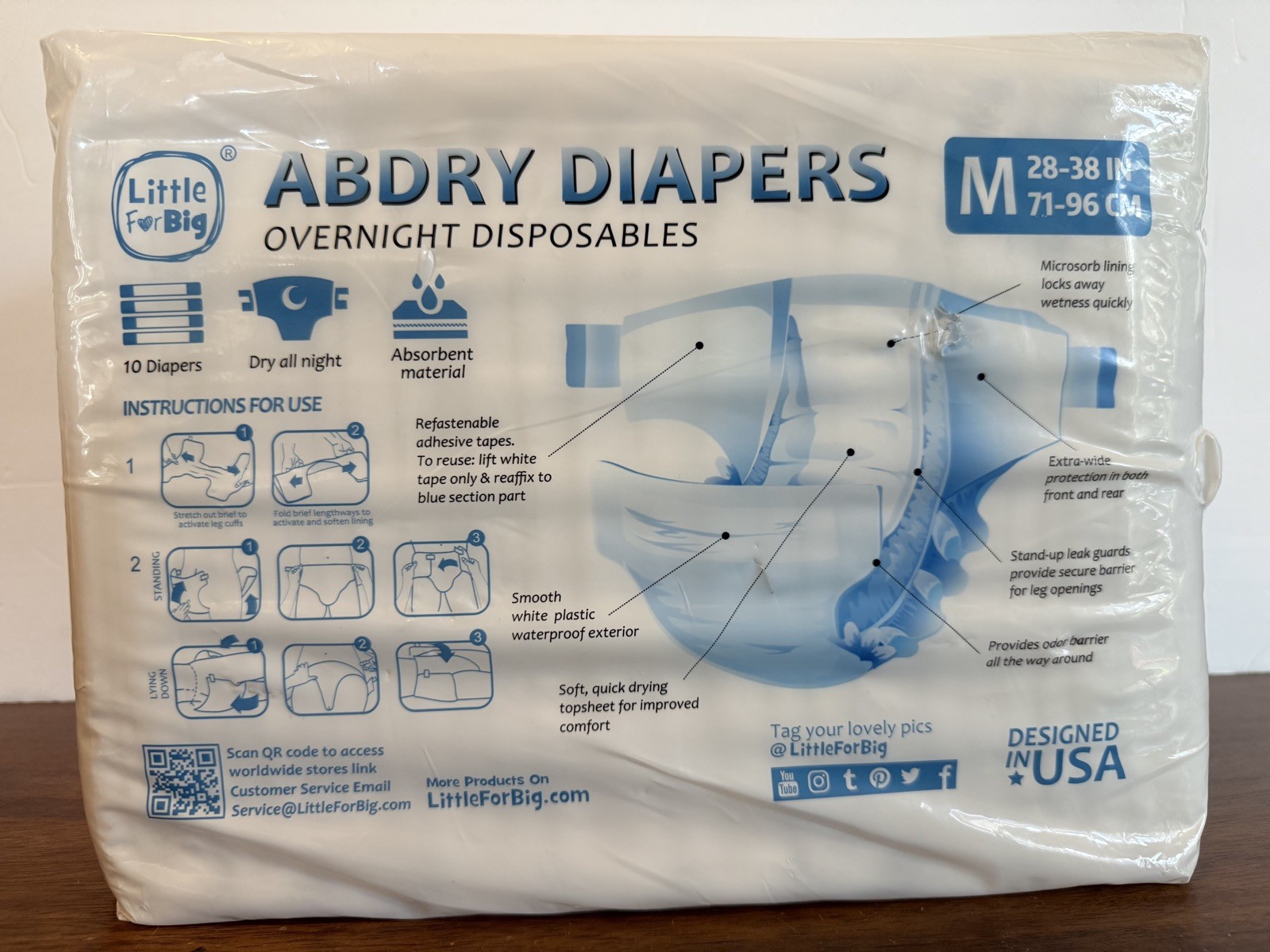 Diapers - Size 1 - White