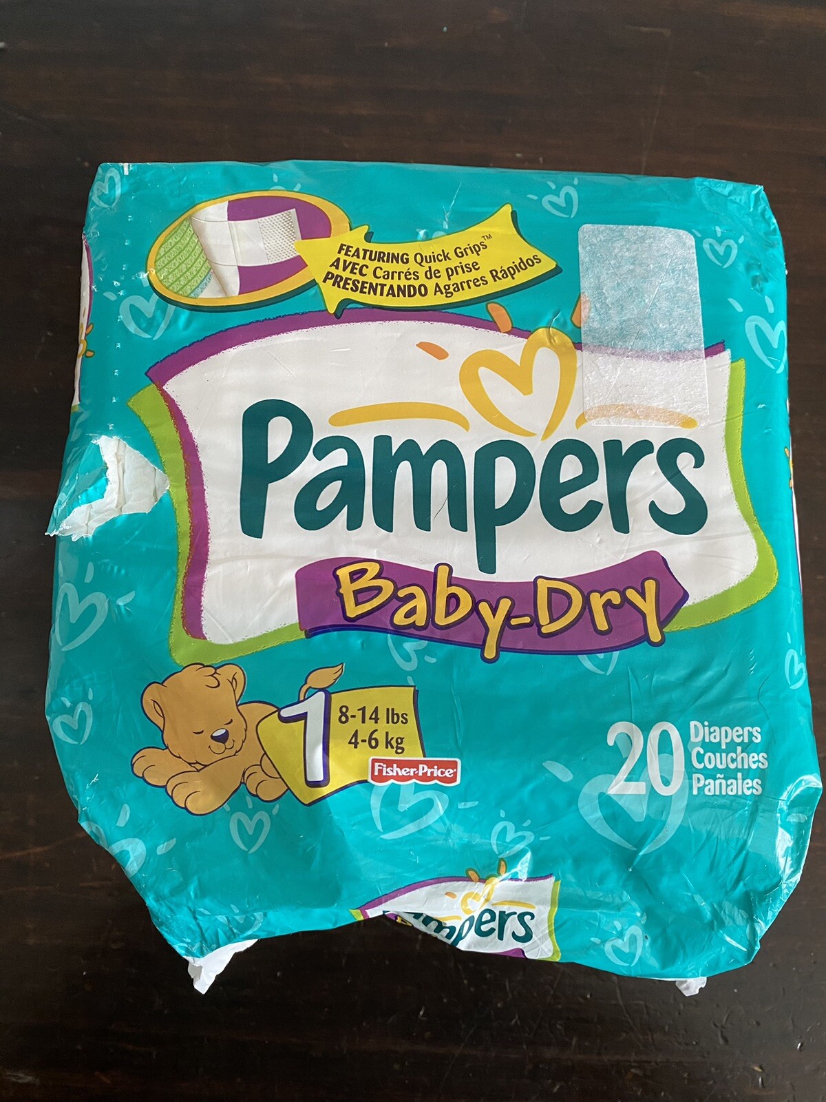 Diapers - Size 1 - Yellow