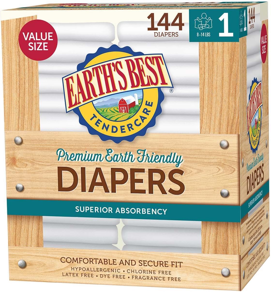Diapers - Size 1 - Yellow