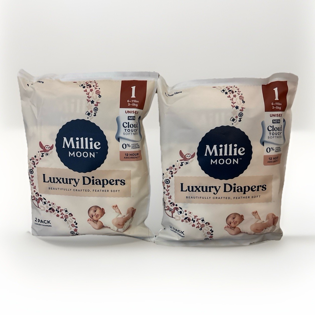 Diapers - Size 1 - Yellow