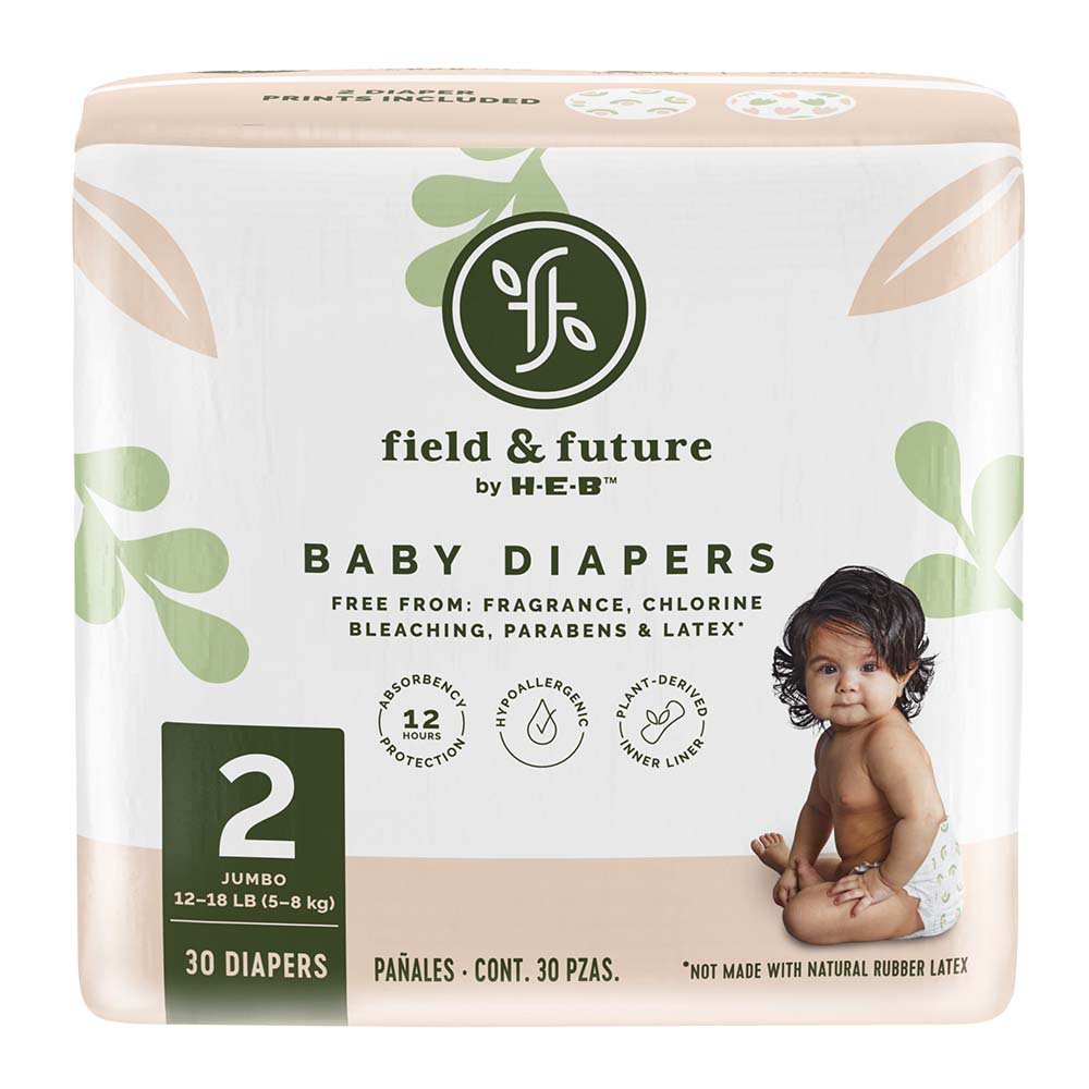Diapers - Size 2 - Green