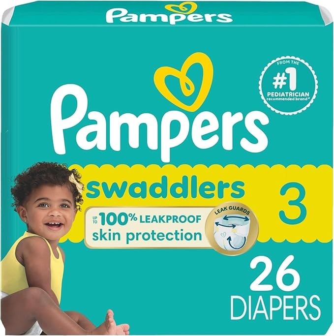 Diapers - Size 3 - White