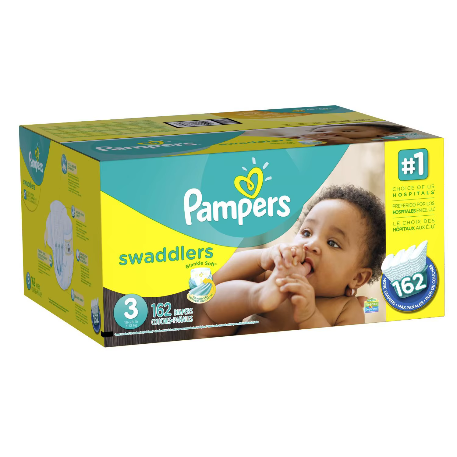 Diapers - Size 3 - Yellow