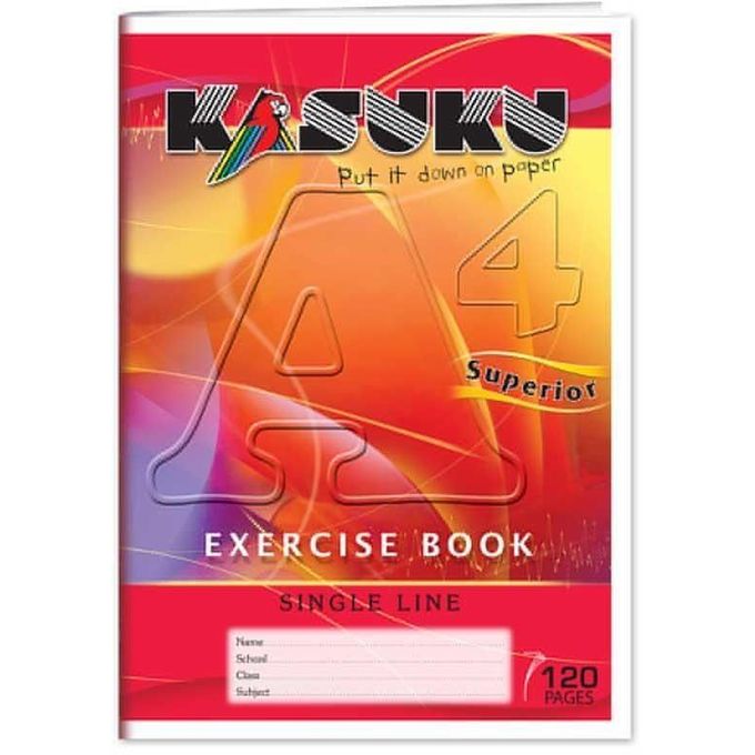 Exercise Book - 120 Pages - Pink