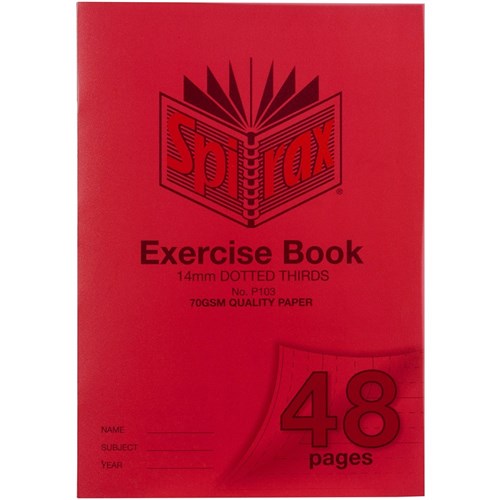Exercise Book - 120 Pages - Red