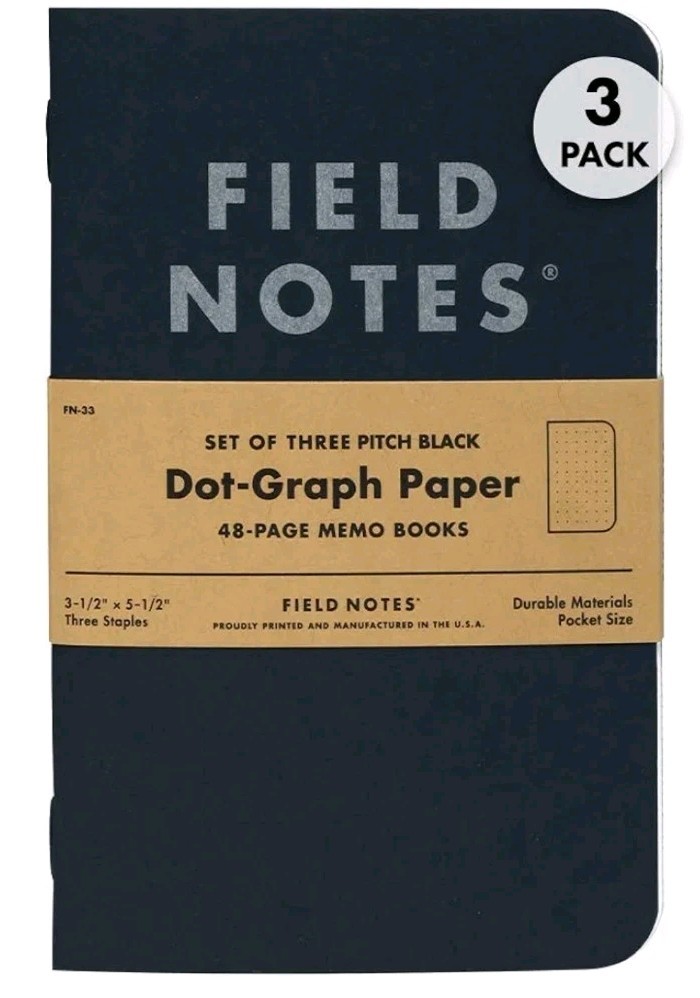Graph Book - 48 Pages - Black