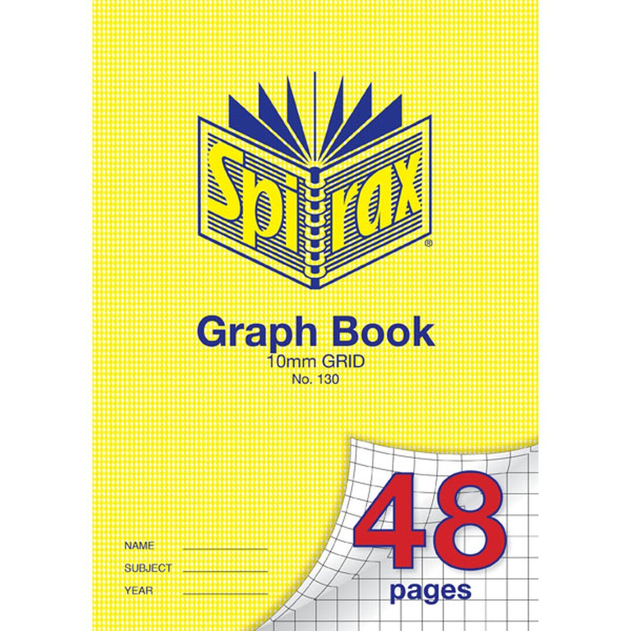 Graph Book - 48 Pages - Blue
