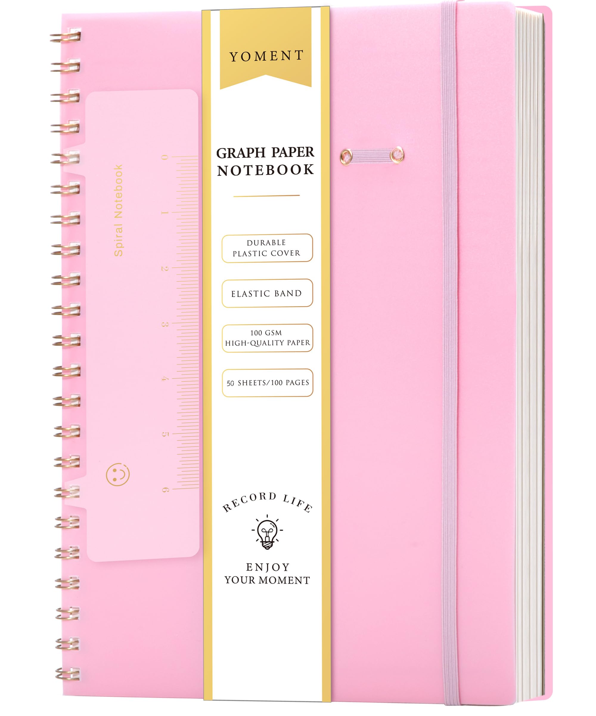 Graph Book - 48 Pages - Pink