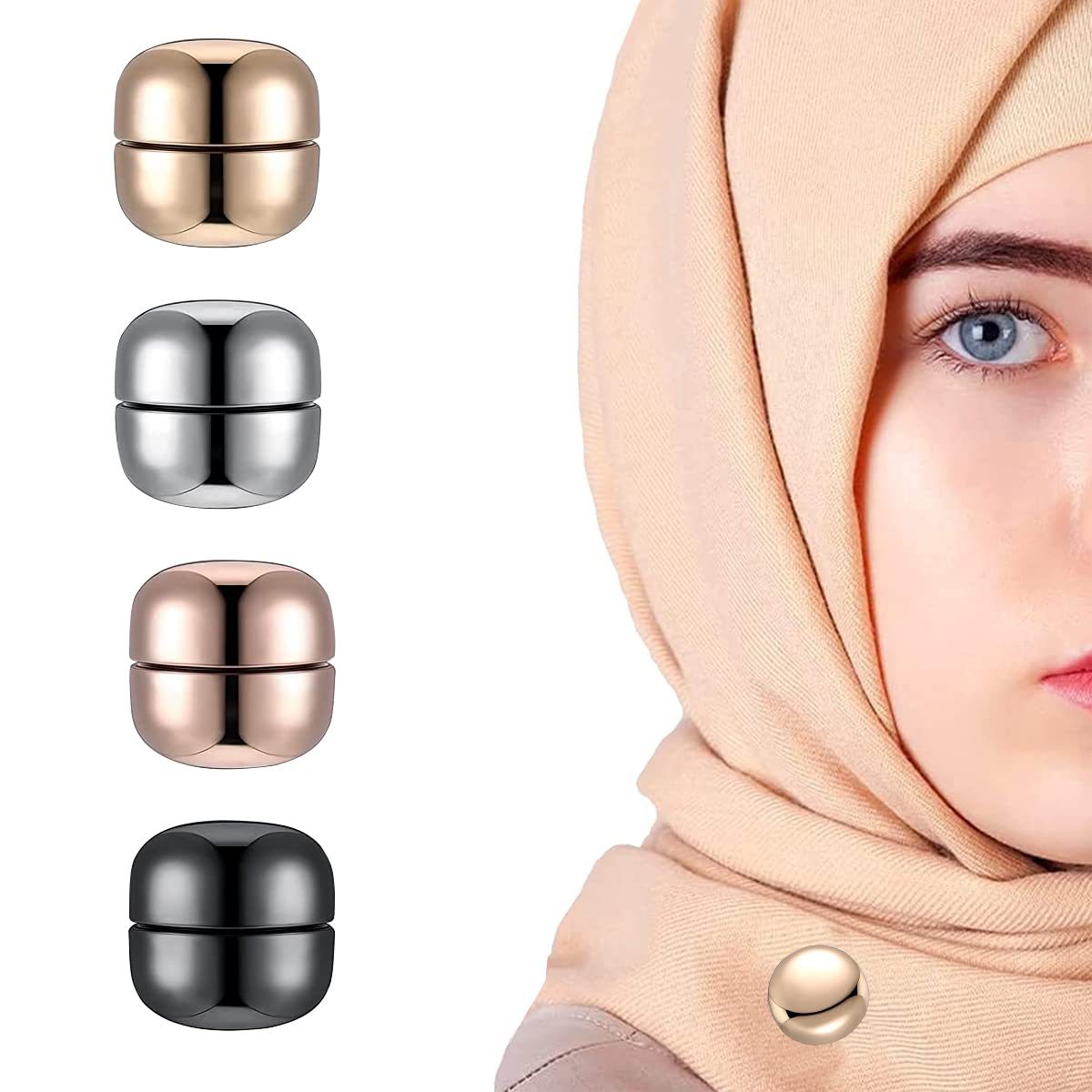 Hijab Pin - Cream