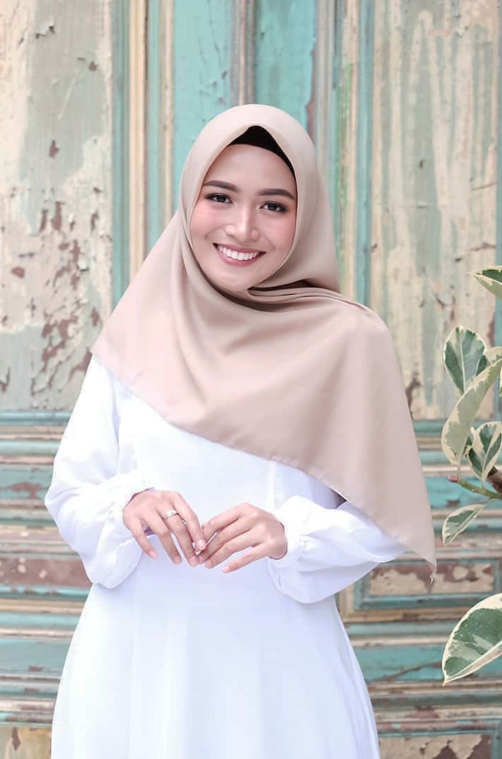 Jilbab - Cream