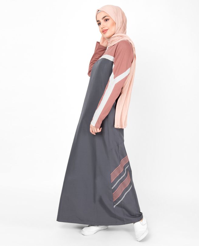 Jilbab - Grey