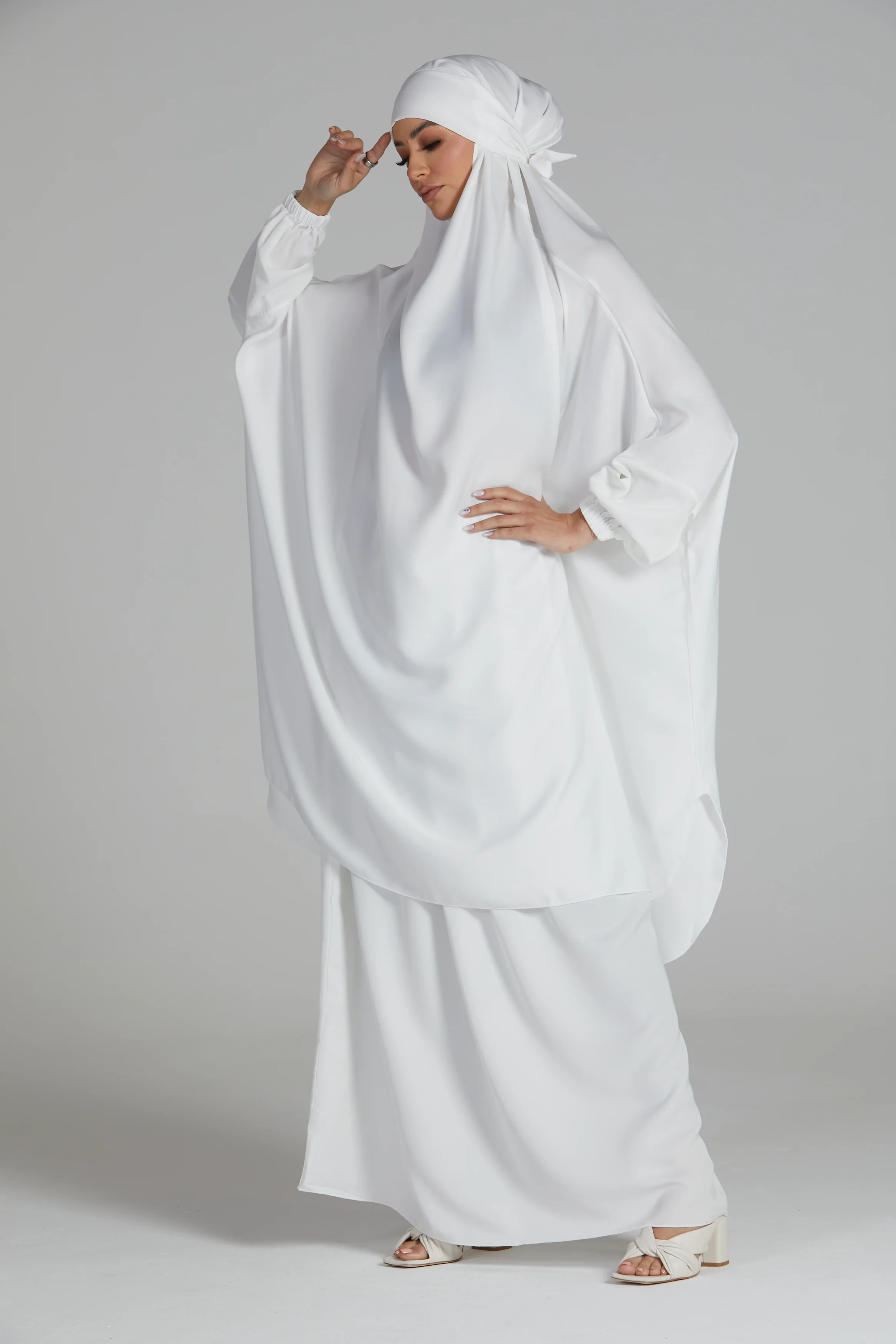 Jilbab - White