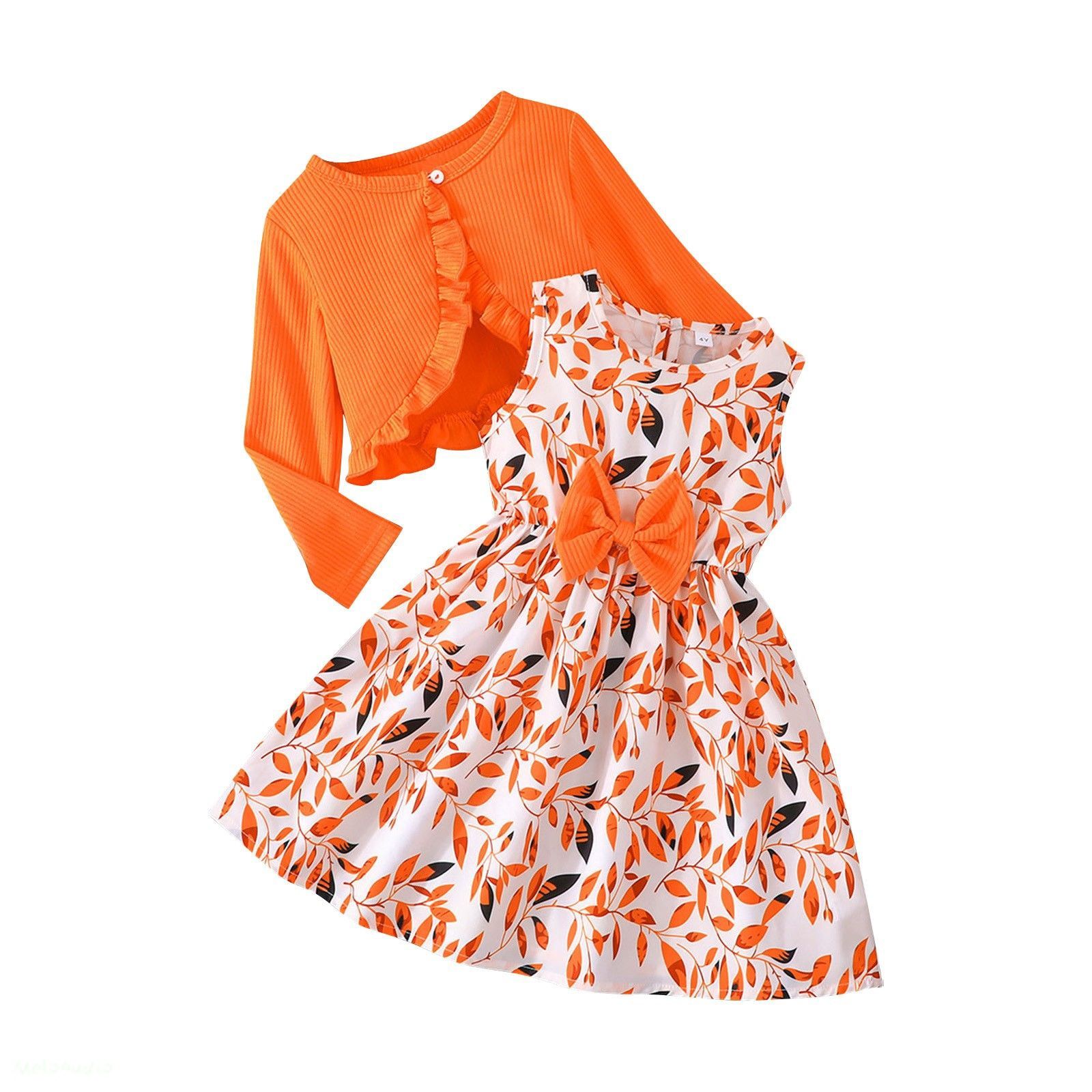 Kids Dress - Orange
