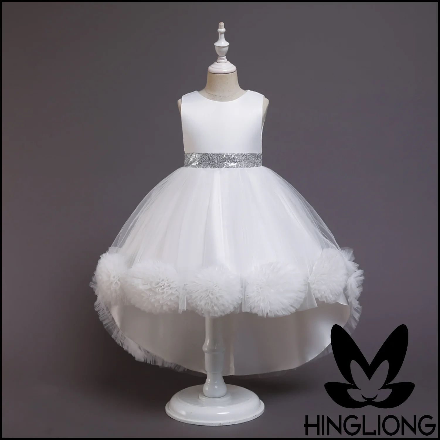 Kids Dress - White