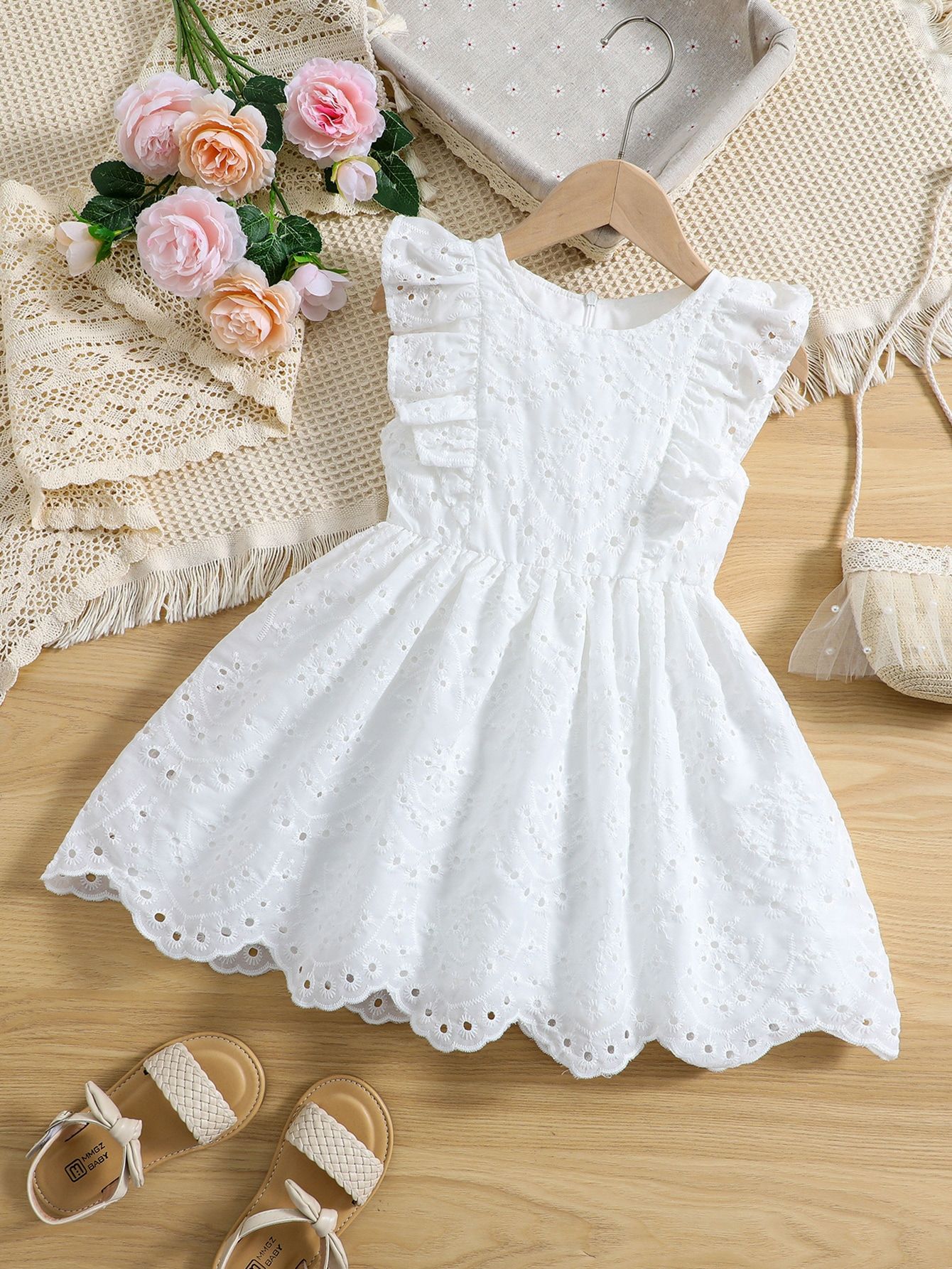 Kids Dress - White
