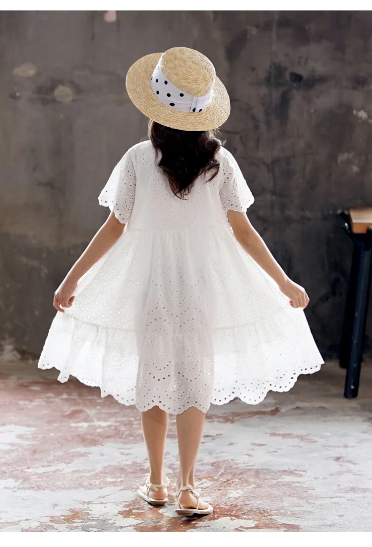 Kids Dress - White