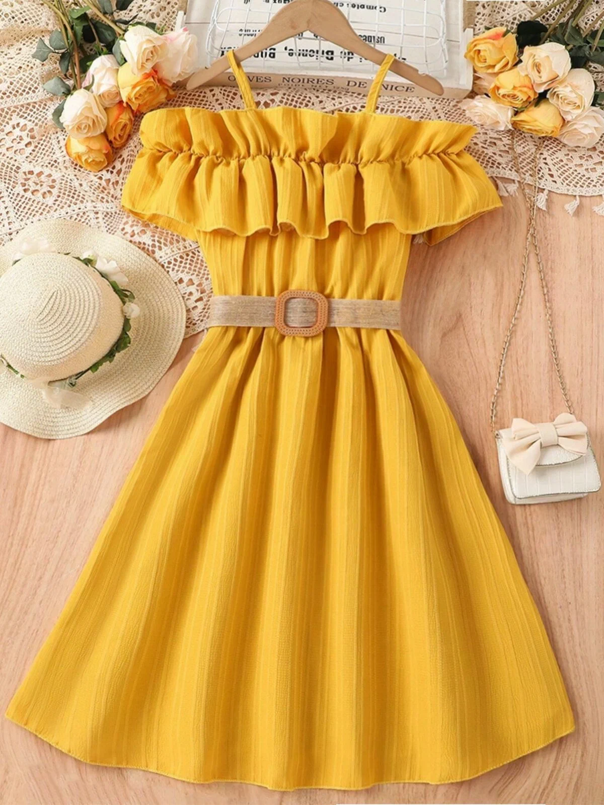 Kids Dress - Yellow