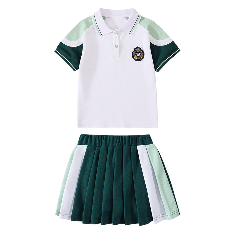 Kids School Uniform - Shirt - Green