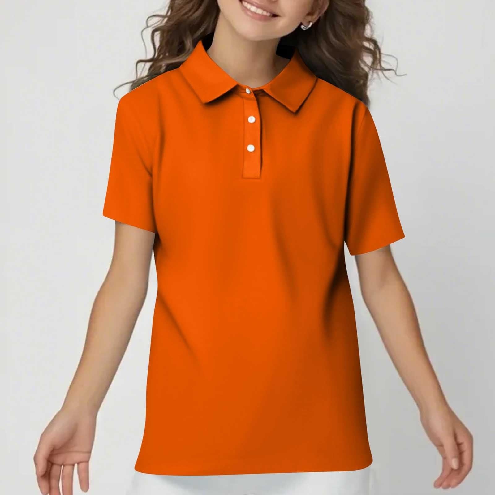 Kids School Uniform - Shirt - Orange