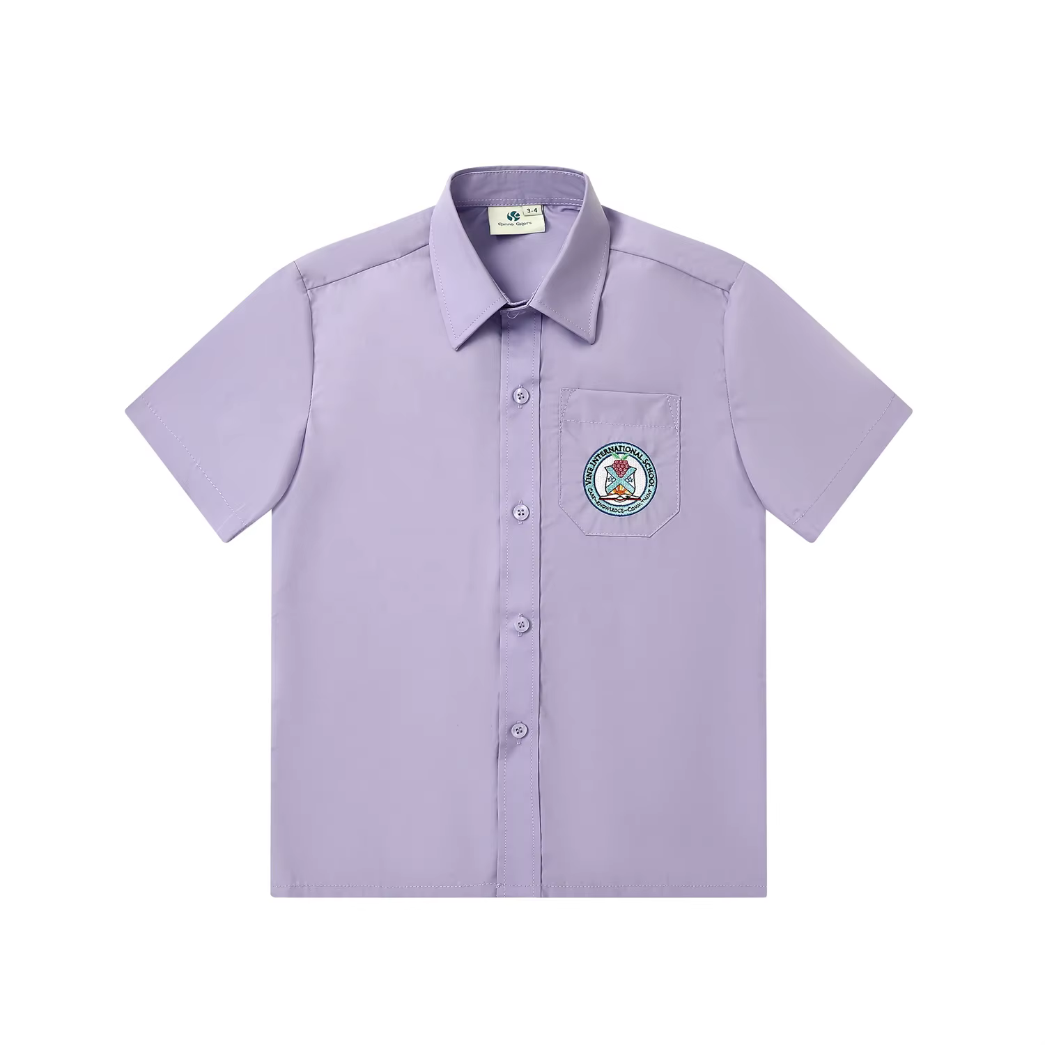 Kids School Uniform - Shirt - Purple