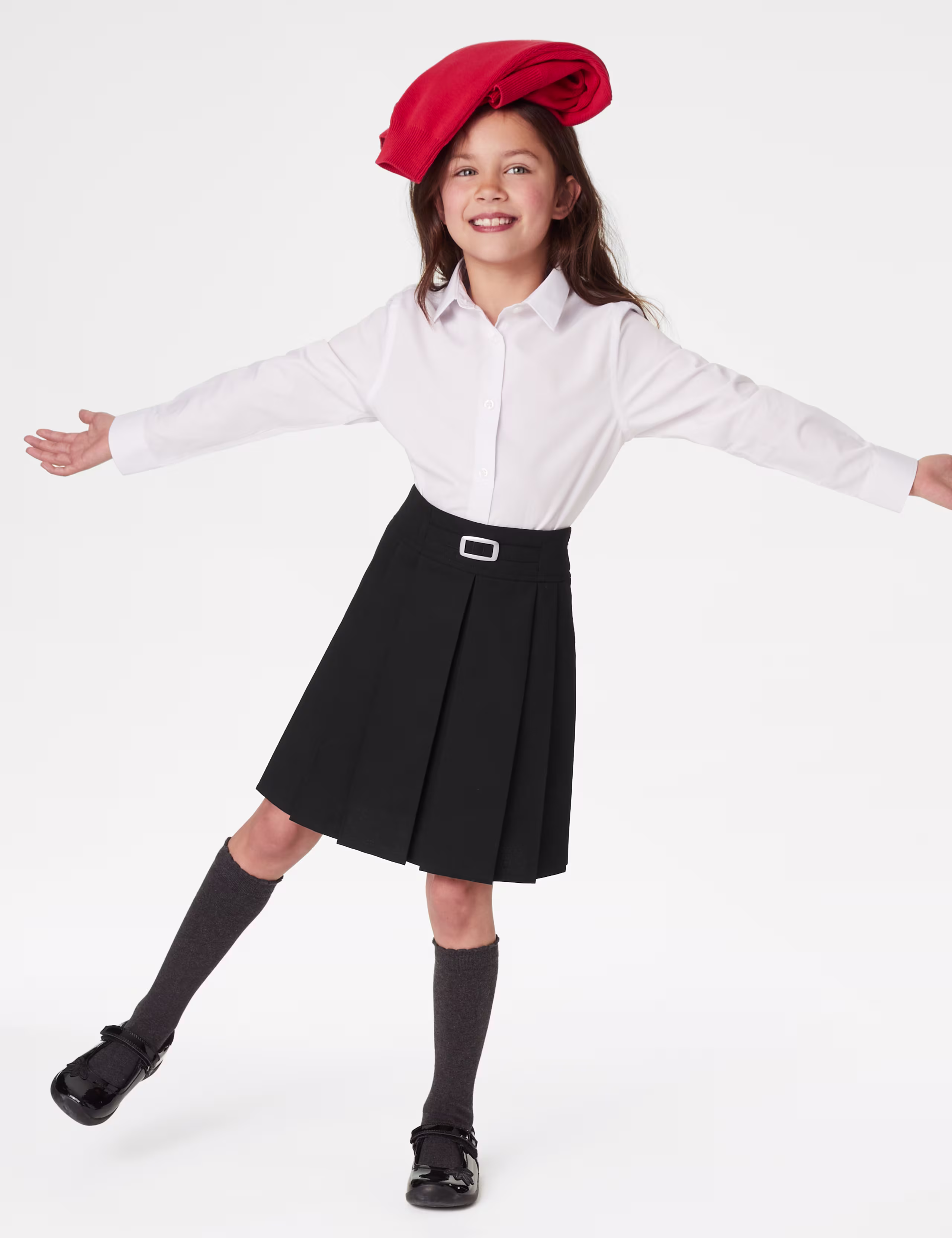 Kids School Uniform - Skirt - Black