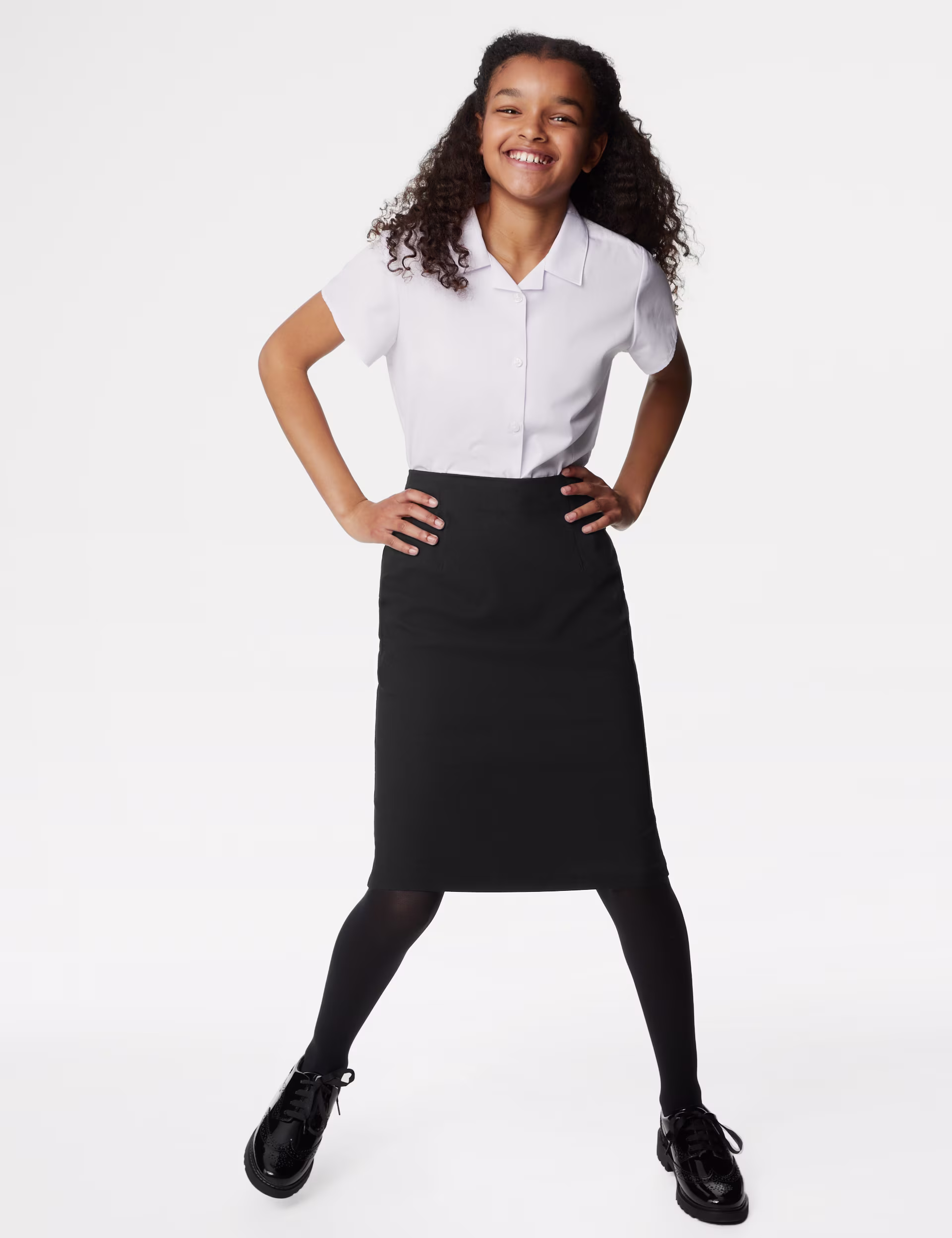 Kids School Uniform - Skirt - Black