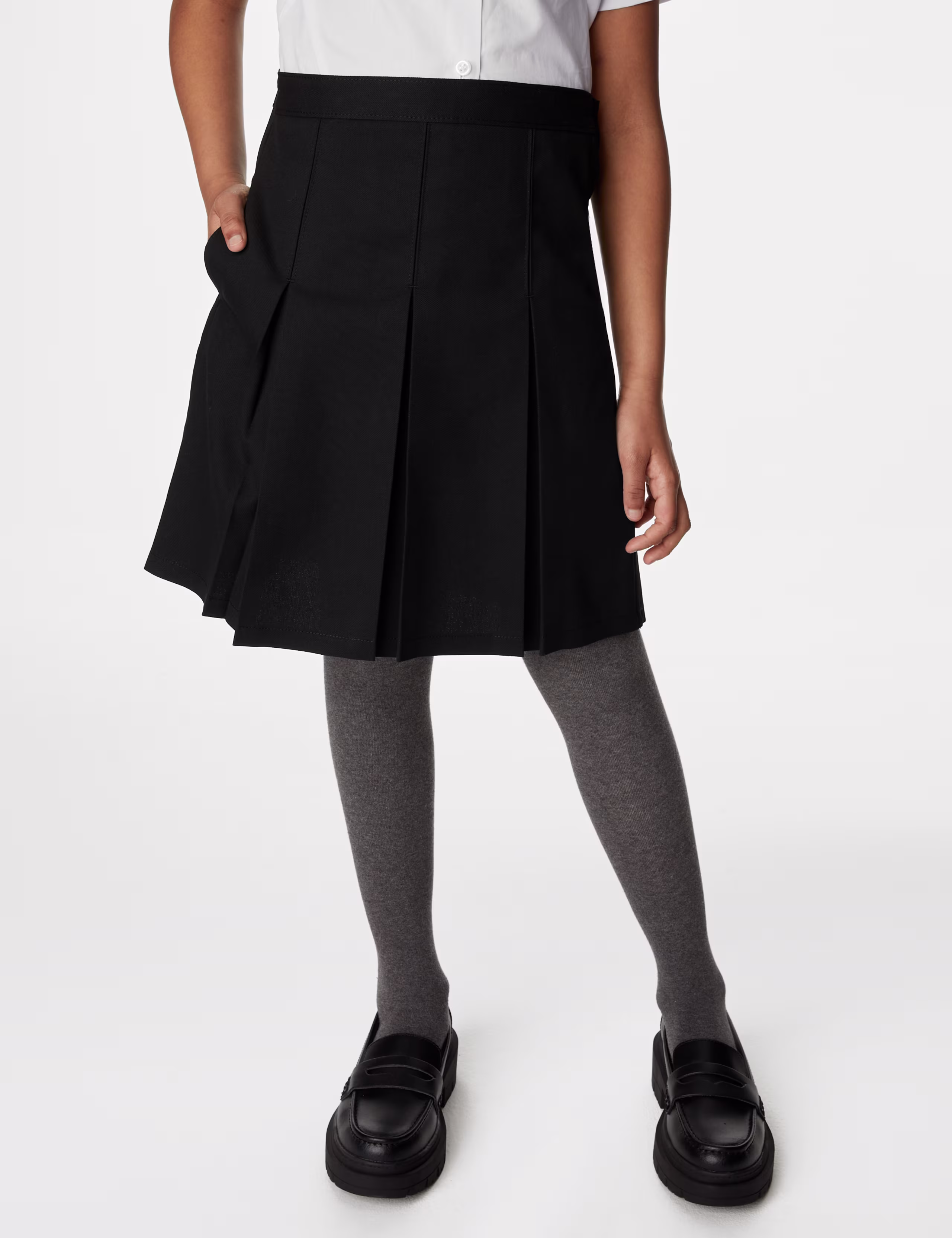 Kids School Uniform - Skirt - Black